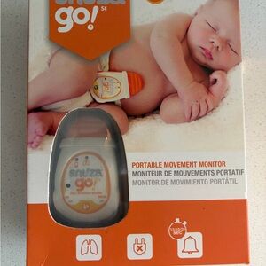 Go! Portable Baby Movement Monitor - Orange/White